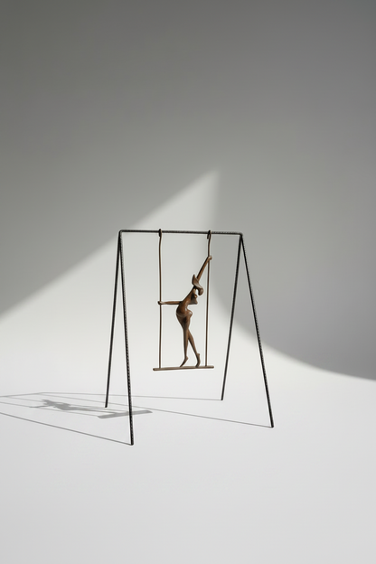 mujer en columpio - Pose A