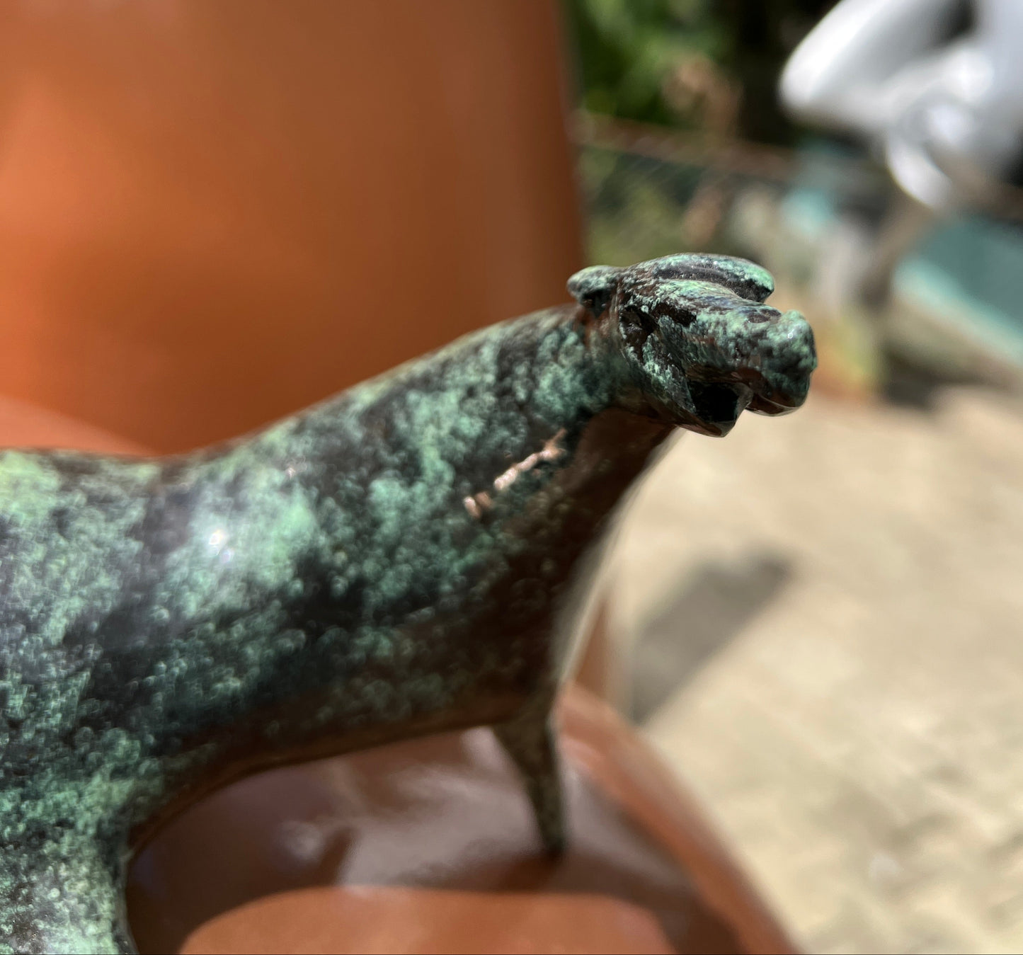 Caballo sentado