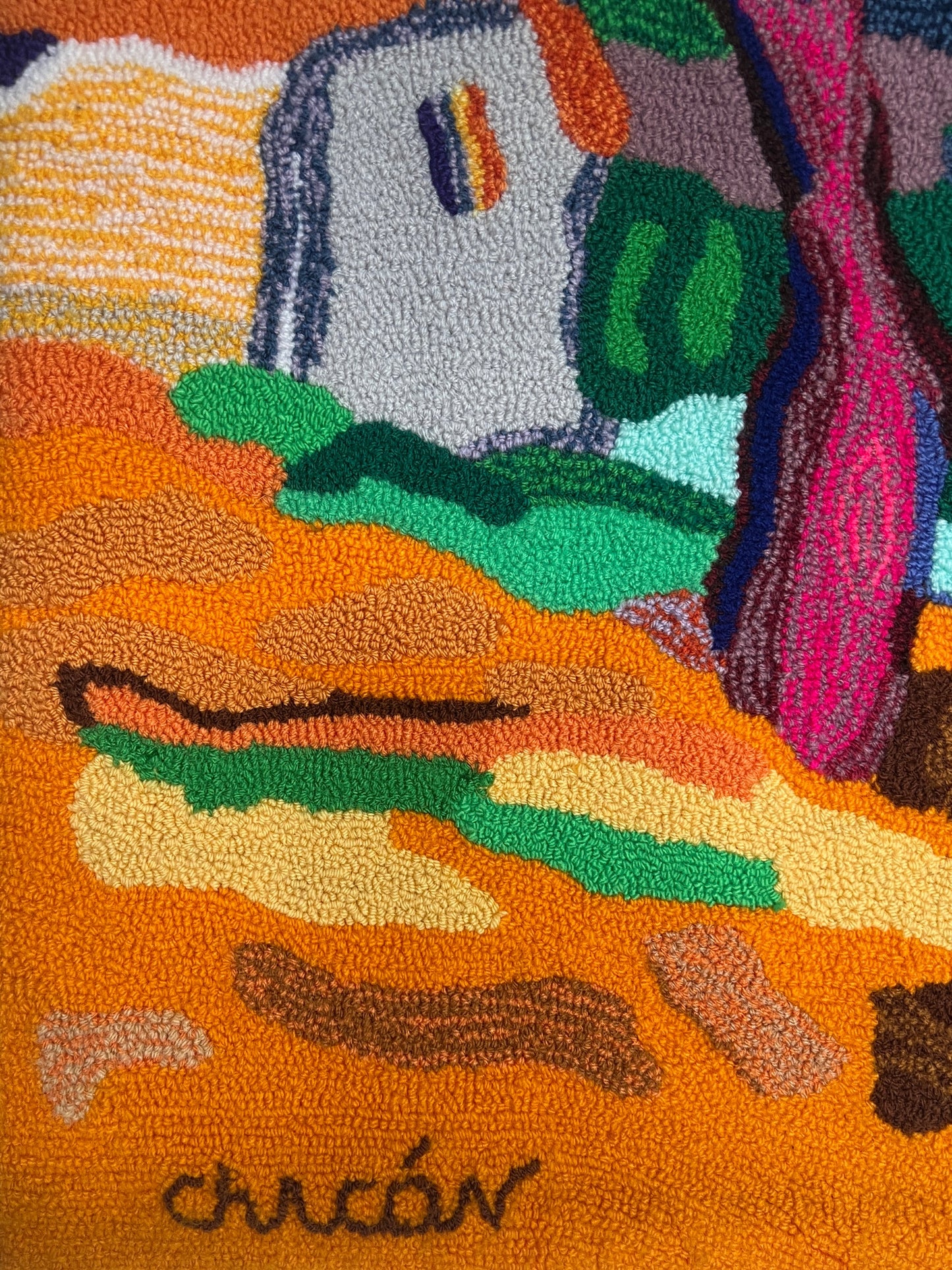 Paisaje de Pueblo (Obra pendant / compañera de Árboles Secos)
