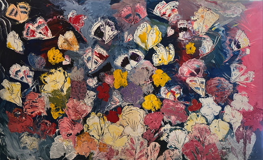 Mariposas sobre flores