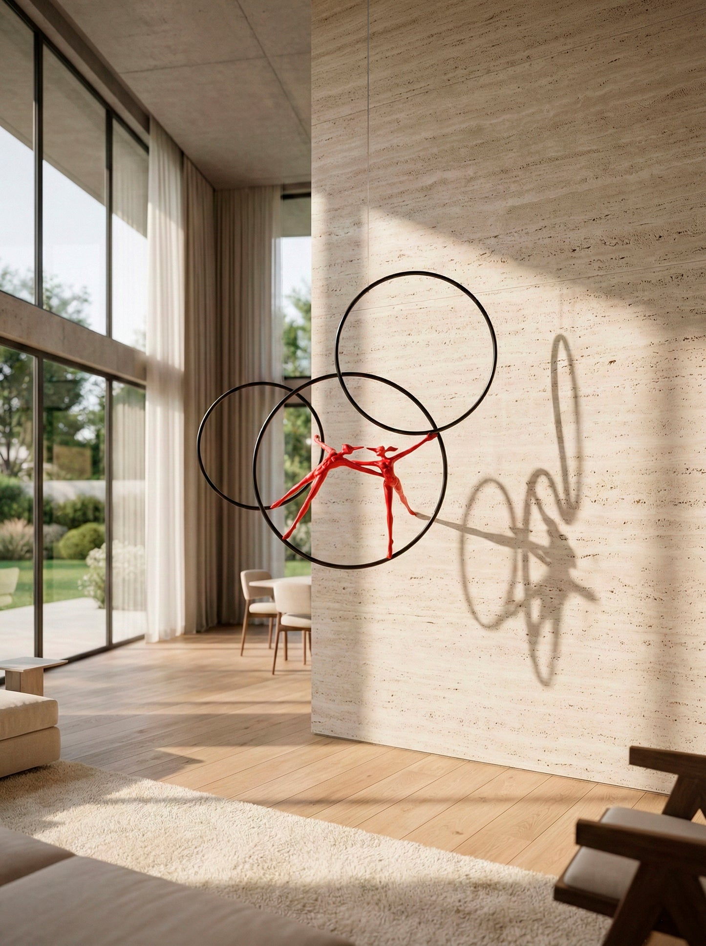 Órbitas de un Encuentro - Arlequines en aro